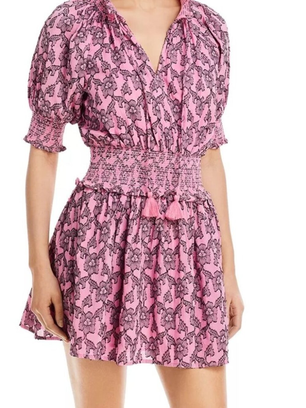 Roller Rabbit Pau Fiorella Dress Pink Medium